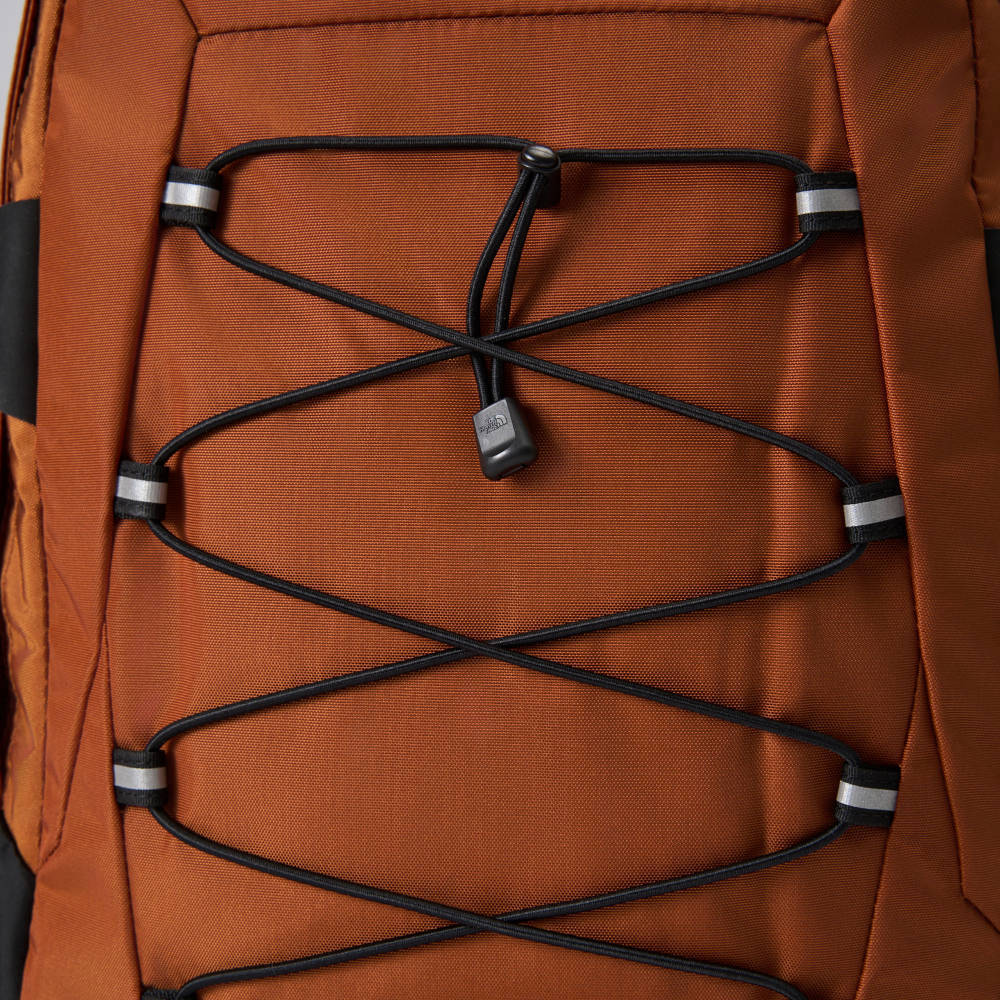 The North Face北面男女款橘色DWR防潑水休閒後背包｜CF9CC79