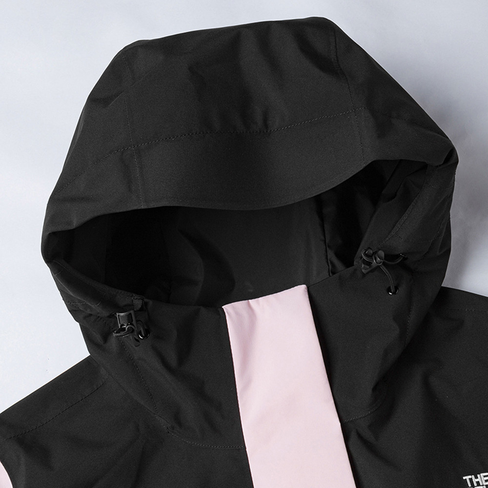 The North Face北面女款粉色DryVent防水透氣衝鋒衣｜8DX8E93