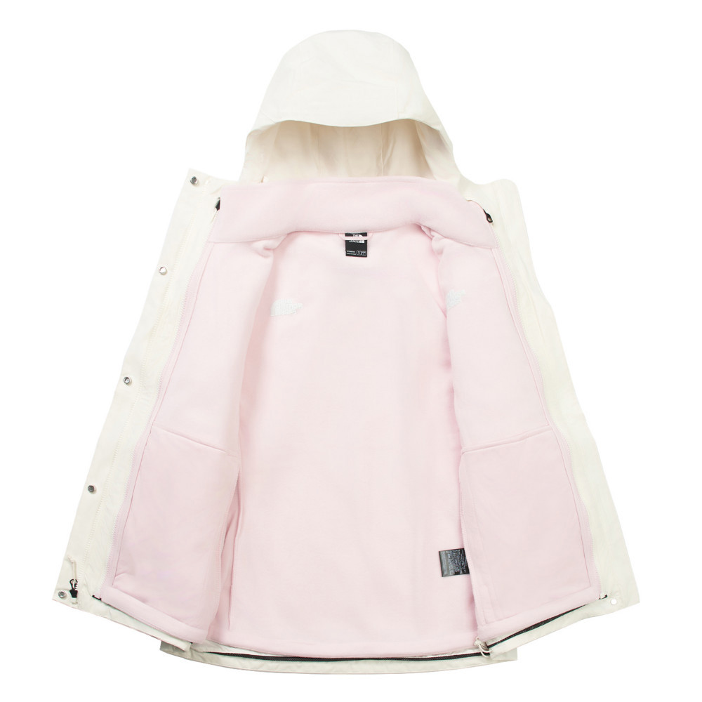 The North Face北面女款米色DryVent防水透氣抓絨內裡三合一外套｜8CK33IE