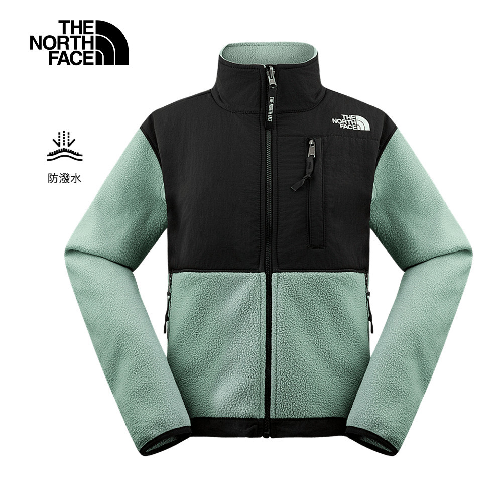The North Face 經典ICON女款綠色DWR防潑水抓絨外套｜88YRD5N－翔速旗艦店