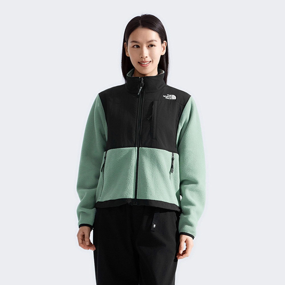 經典ICON女款綠色DWR防潑水抓絨外套｜88YRD5N