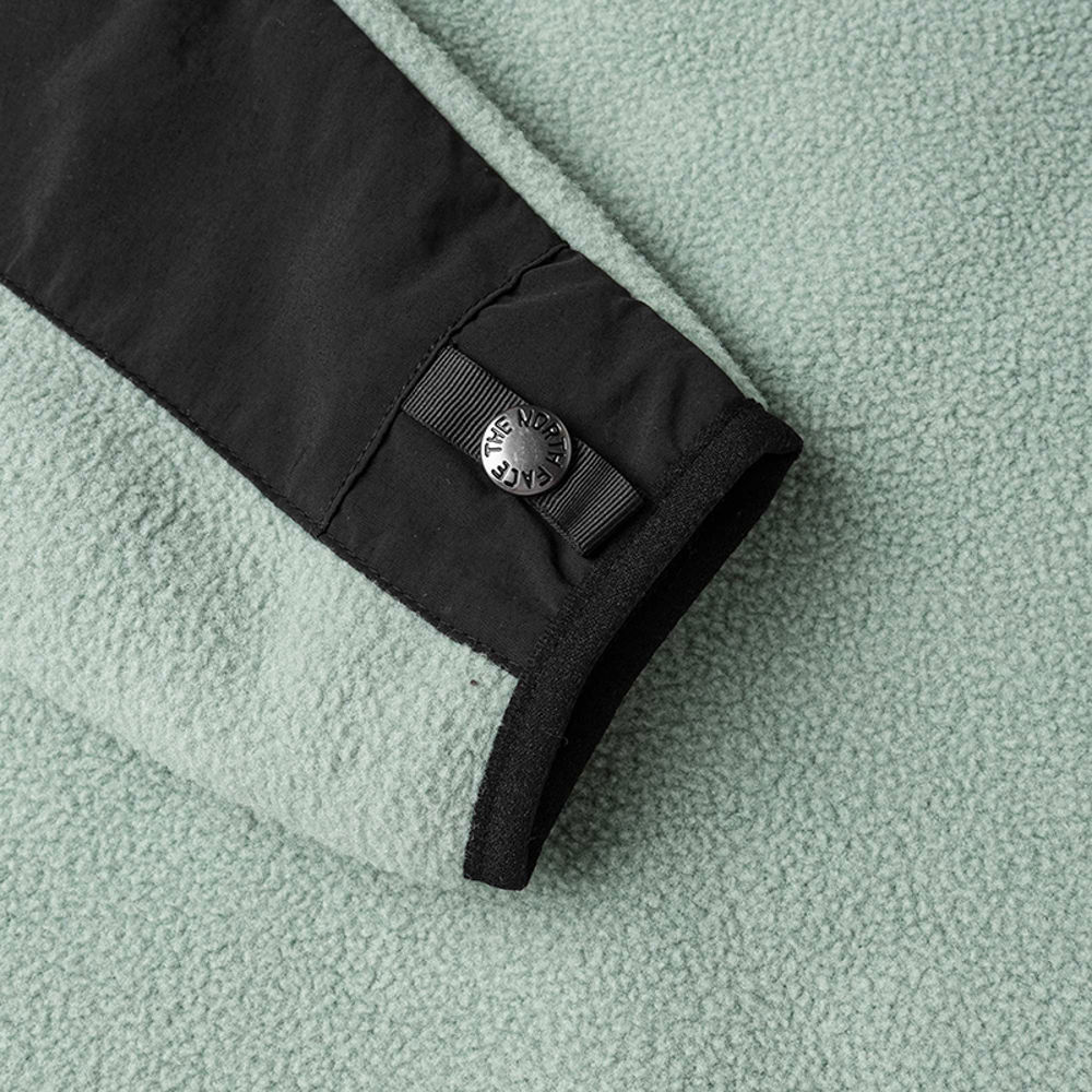 經典ICON女款綠色DWR防潑水抓絨外套｜88YRD5N