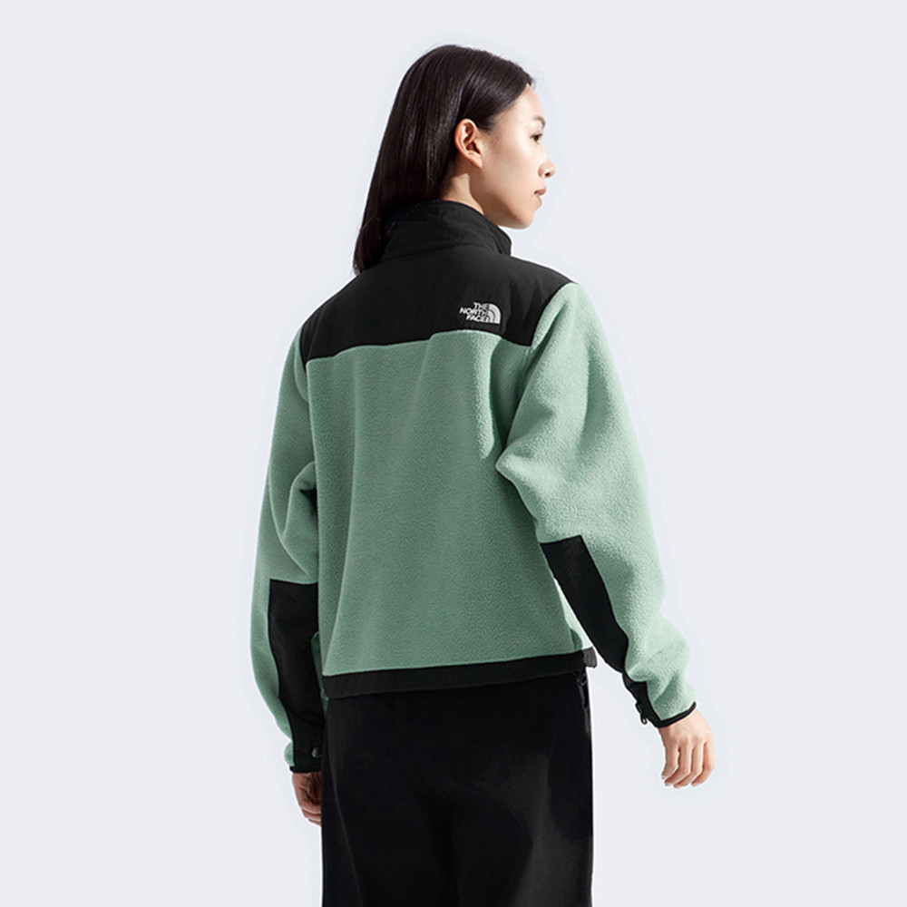 經典ICON女款綠色DWR防潑水抓絨外套｜88YRD5N