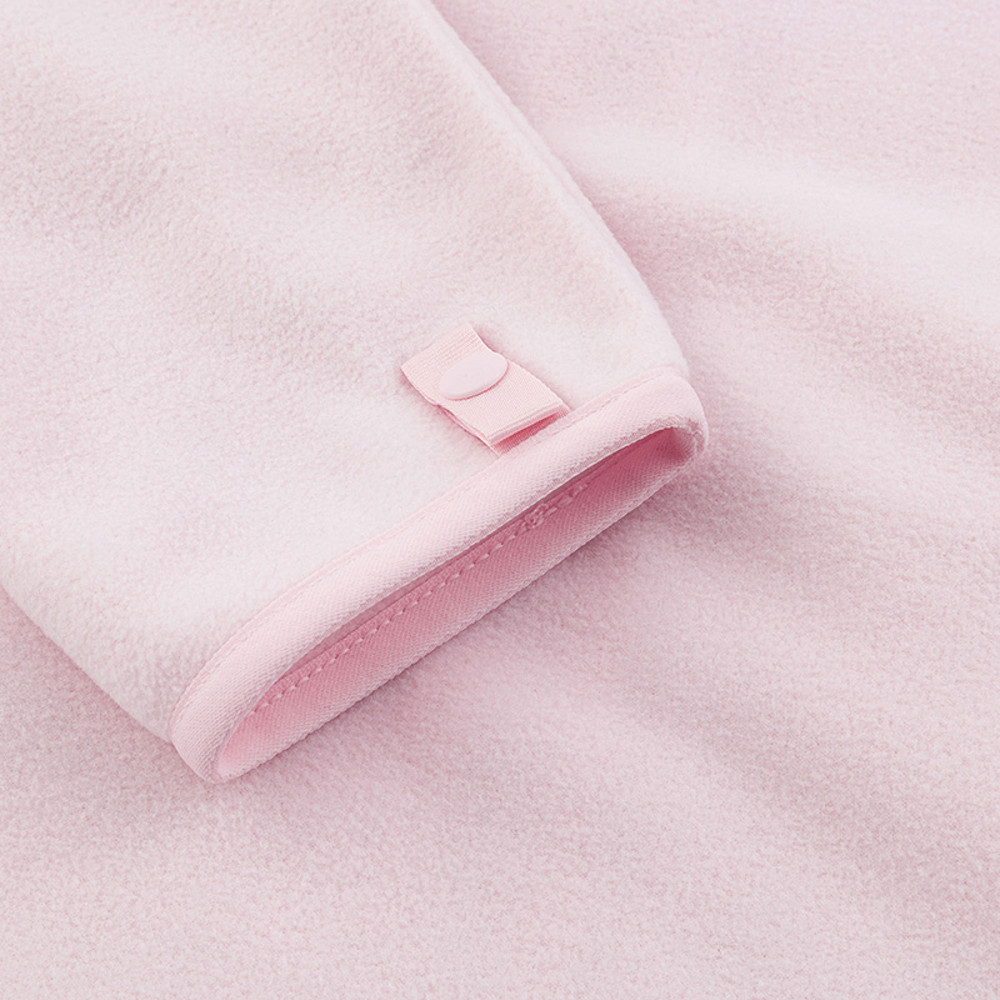 The North Face北面女款粉色舒適保暖抓絨外套｜8FJUBP6