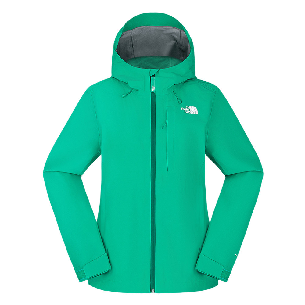 The North Face北面女款綠色FUTURELIGHT防水透氣衝鋒衣｜8DF1BOY