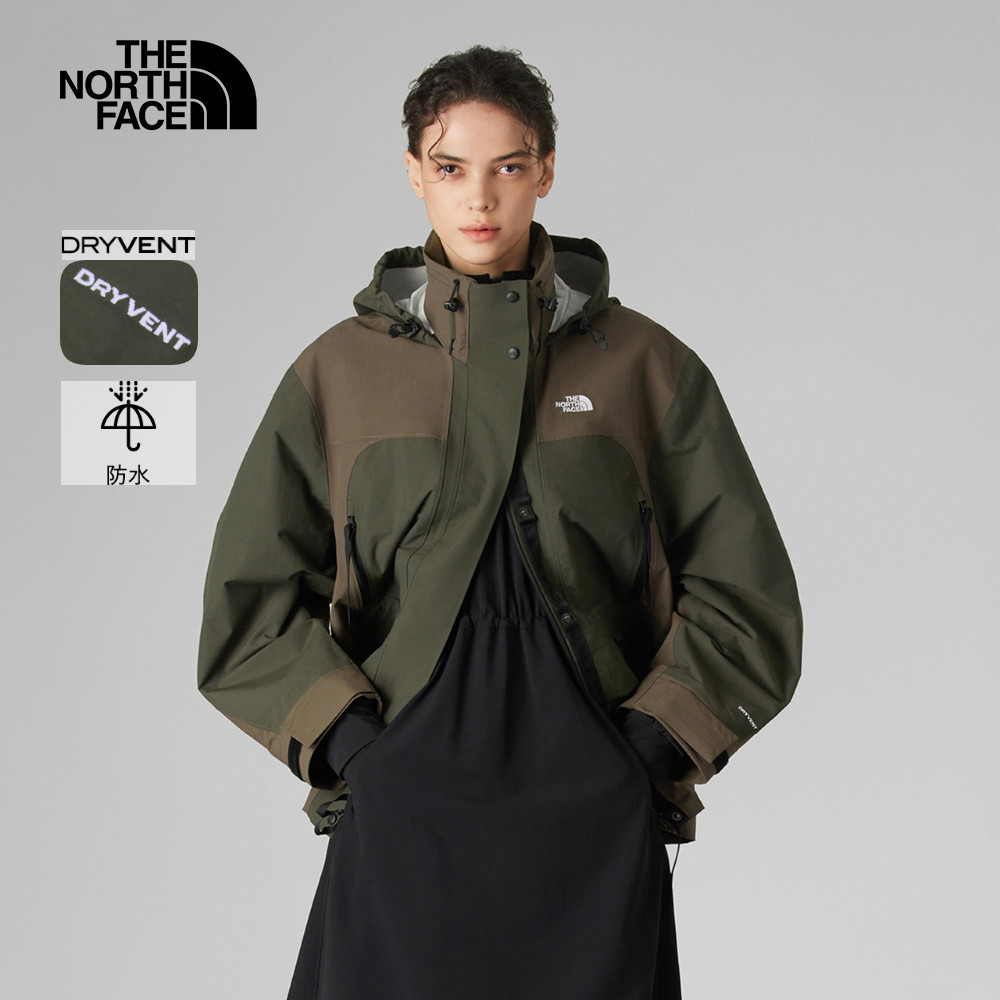 The North Face UE女款綠色DRYVENT防水衝鋒衣｜8E6S0QP－运动品牌专卖