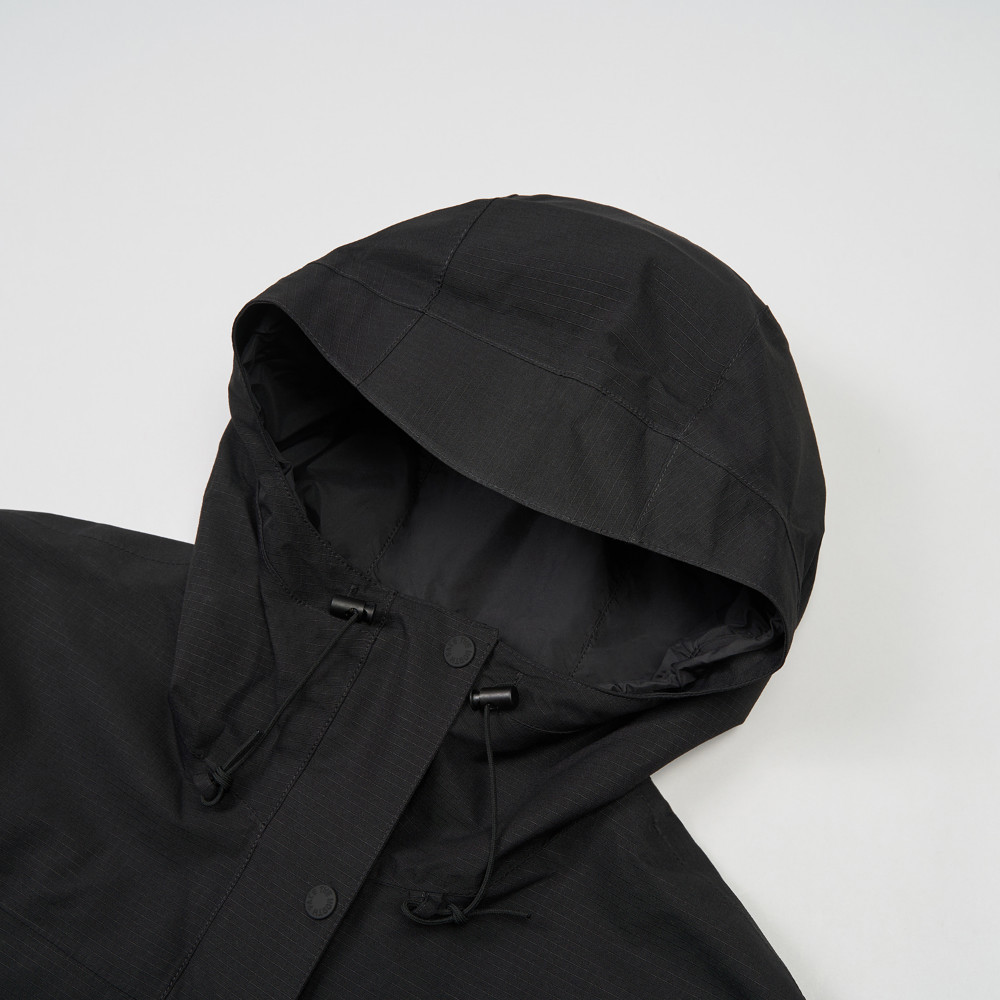 經典ICON女款黑色DRYVENT防水衝鋒衣｜88YXJK3