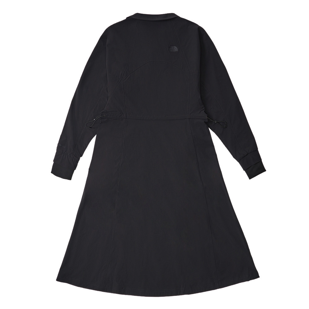 UE女款黑色DWR防潑水長裙｜8E6TJK3