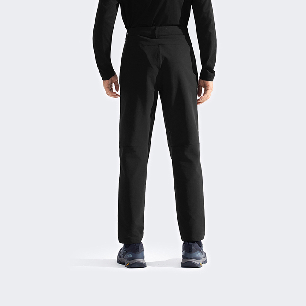 The North Face北面男款黑色DWR防潑水戶外徒步長褲｜8E4YJK3