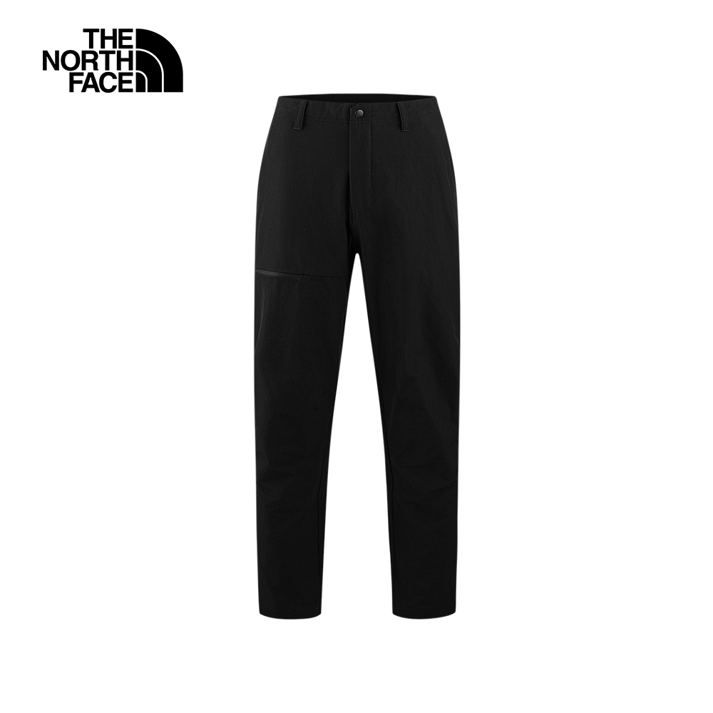 The North Face北面男款黑色DWR防潑水戶外徒步長褲｜8GG4JK3