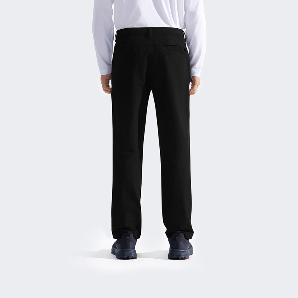 The North Face北面男款黑色DWR防潑水戶外徒步長褲｜8GG4JK3