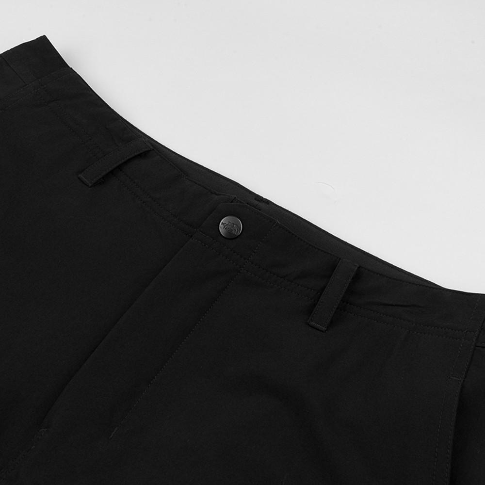 The North Face北面男款黑色DWR防潑水戶外徒步長褲｜8GG4JK3