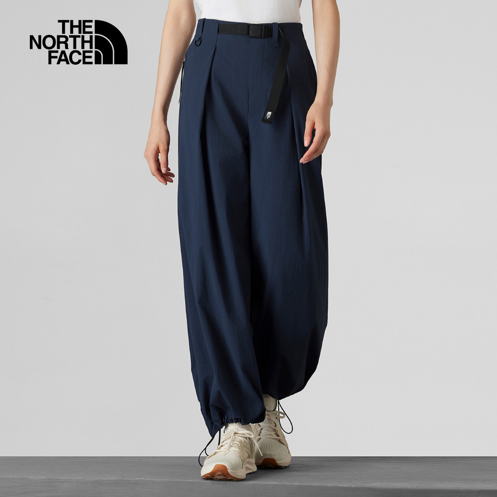 The North Face UE女款藍色DWR防潑水休閒長褲｜8E6U8K2－飛梭旗艦店