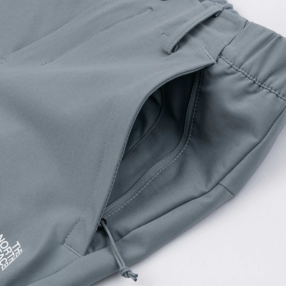 The North Face北面女款灰色DWR防潑水戶外徒步長褲｜8DXEH5F