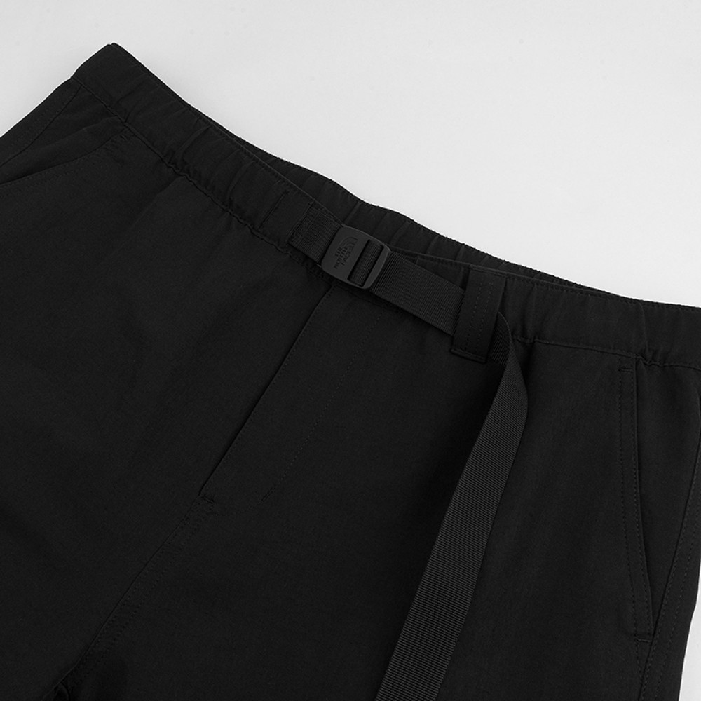 The North Face北面男款黑色DWR防潑水休閒長褲｜8DWSJK3