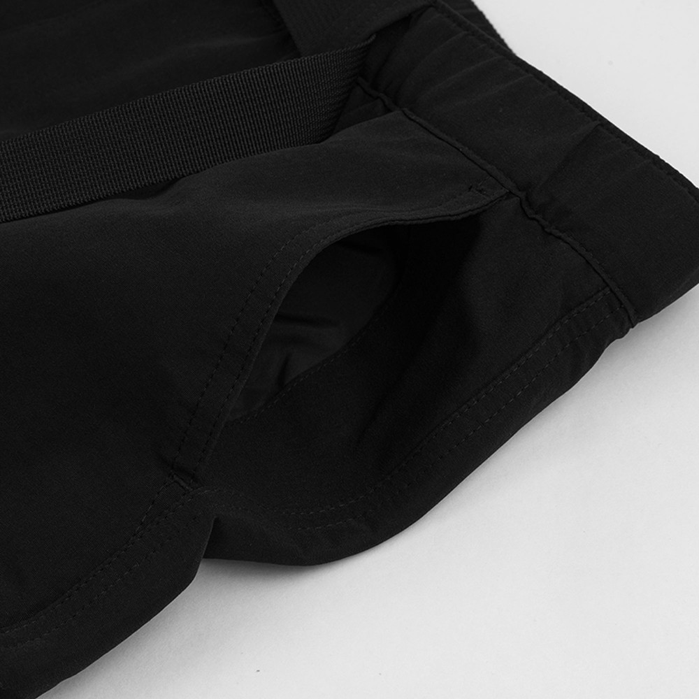 The North Face北面男款黑色DWR防潑水休閒長褲｜8DWSJK3