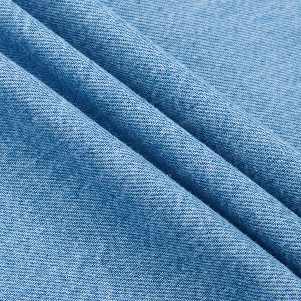 UE女款藍色純棉附可拆卸腰帶丹寧短裙｜8E6XDF7