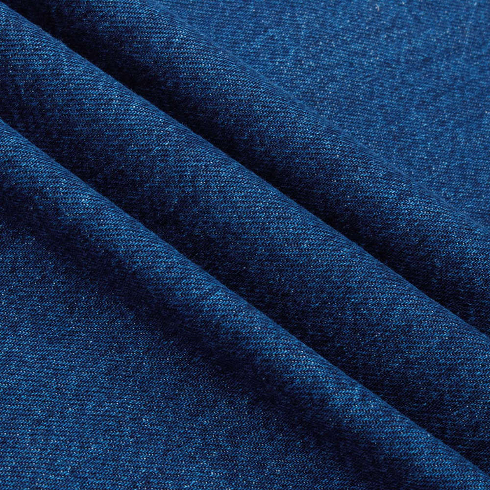 UE女款藍色純棉附可拆卸腰帶丹寧短裙｜8E6XDG7