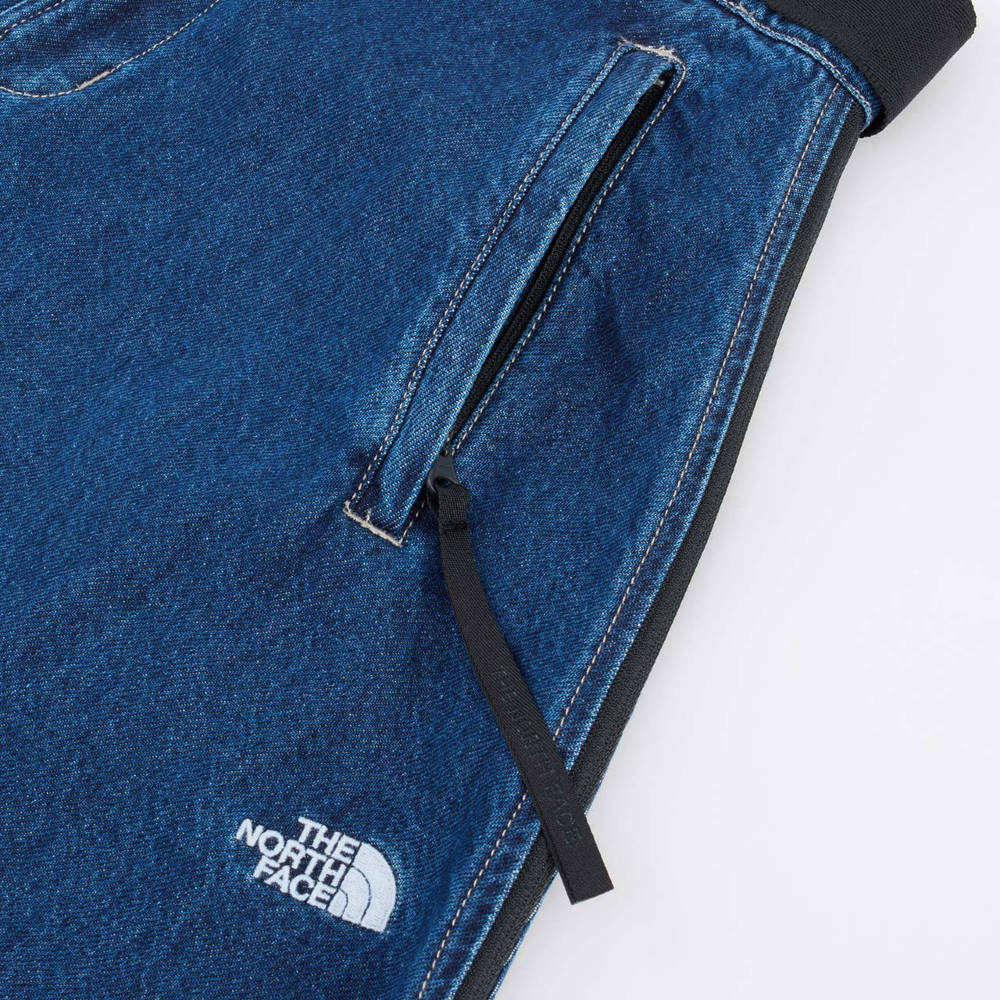 UE女款藍色純棉附可拆卸腰帶丹寧短裙｜8E6XDG7