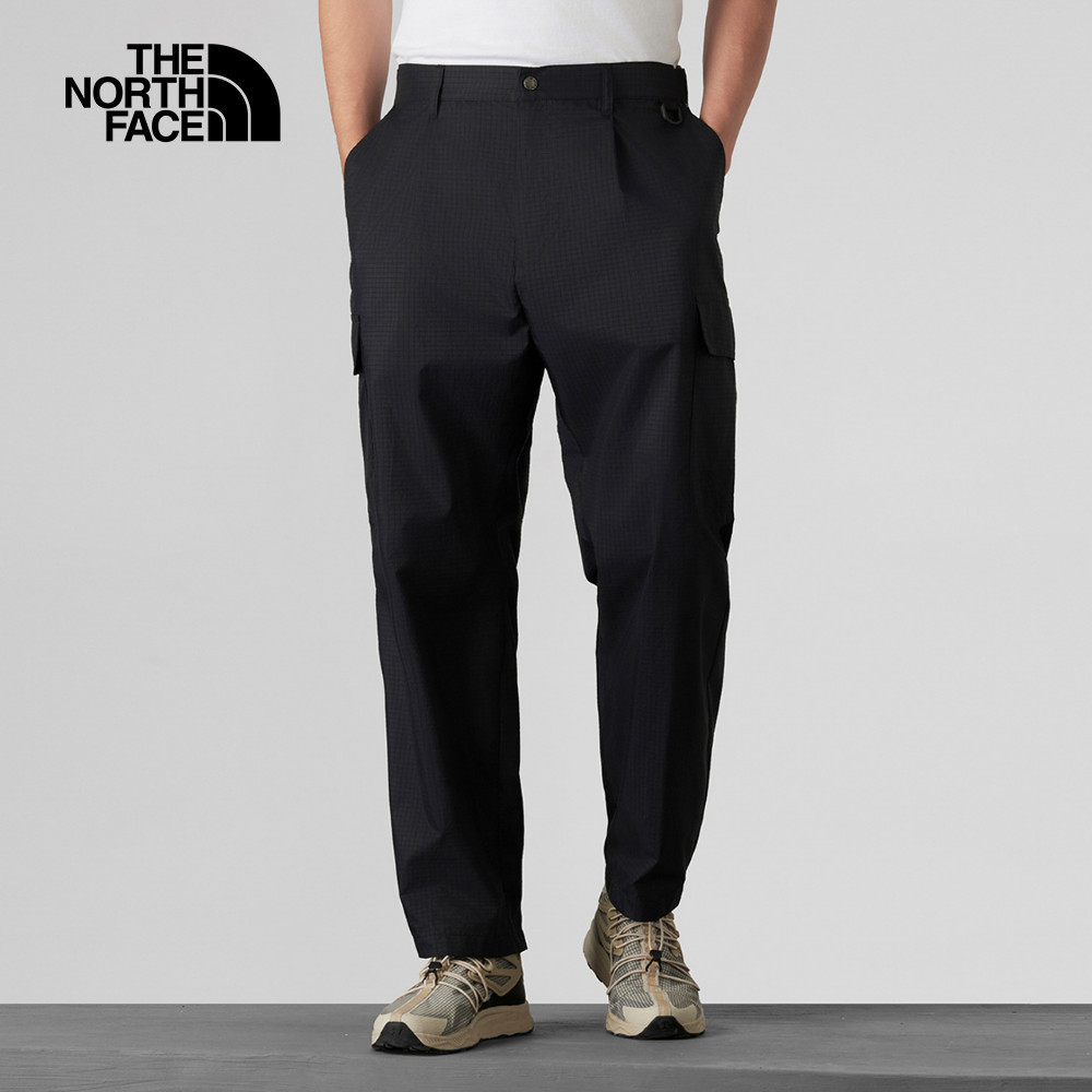 The North Face UE男款黑色DWR防潑水休閒長褲｜8E5PJK3－翔風官方商城