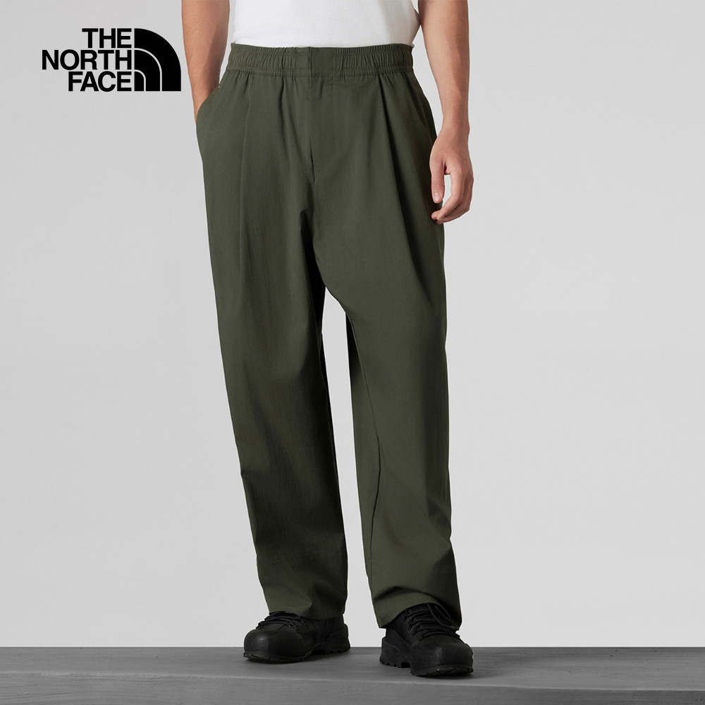 UE男款灰褐色DWR防潑水休閒長褲｜8E4R21L