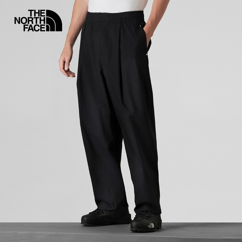 The North Face UE男款黑色DWR防潑水休閒長褲｜8E4RJK3－飛揚運動商城