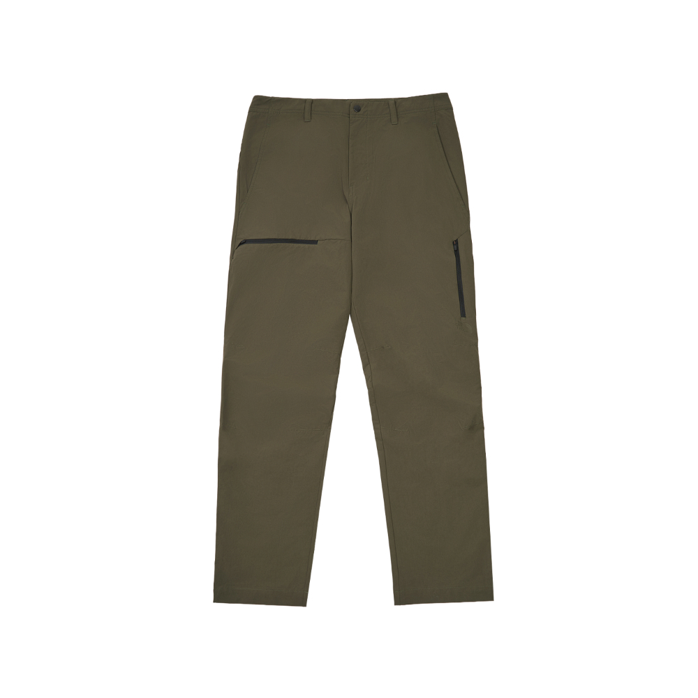 The North Face北面男款灰褐色DWR防潑水戶外徒步長褲｜8GG421L