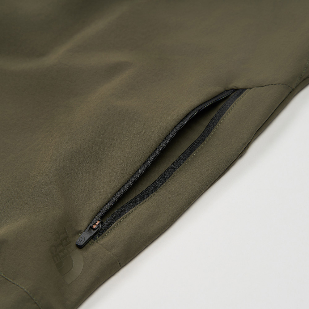 The North Face北面男款灰褐色DWR防潑水戶外徒步長褲｜8GG421L