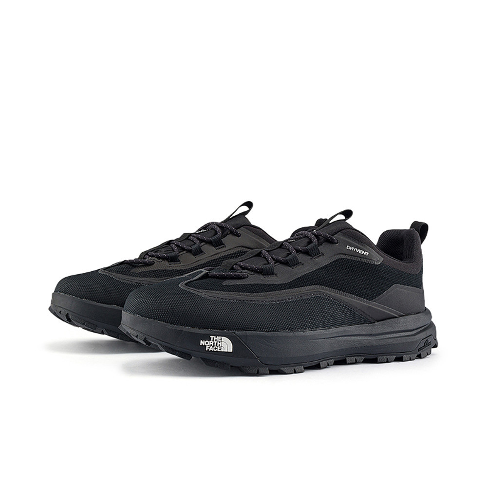 The North Face北面男女款黑色DryVent防水透氣徒步鞋｜8D97KX7