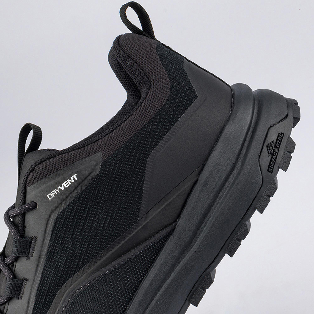 The North Face北面男女款黑色DryVent防水透氣徒步鞋｜8D97KX7