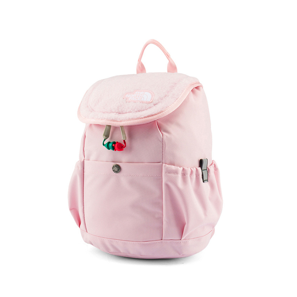 The North Face北面兒童粉色翻蓋式拉鍊休閒後背包｜52VWF1Z