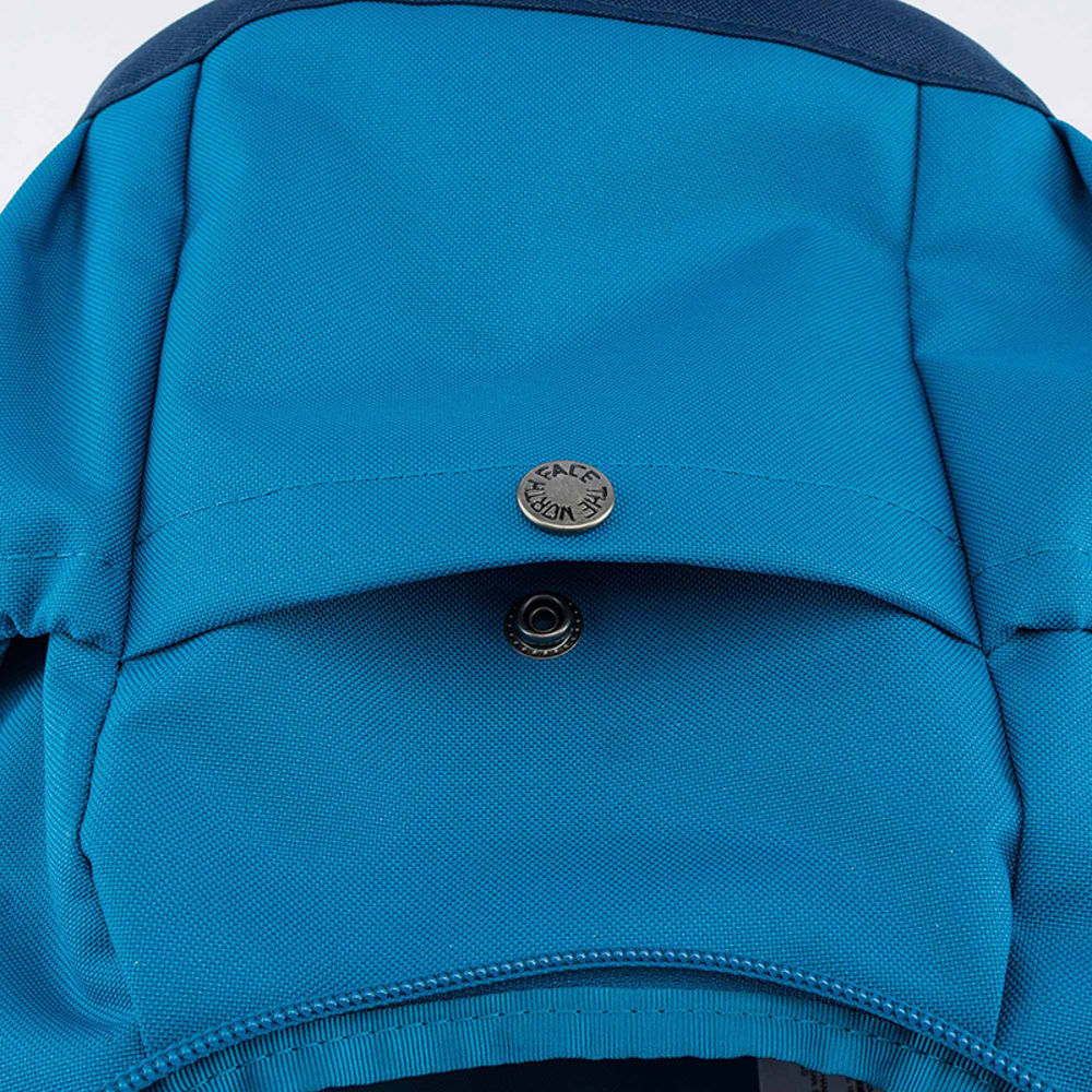 The North Face北面兒童藍色翻蓋式拉鍊休閒後背包｜52VWDIA
