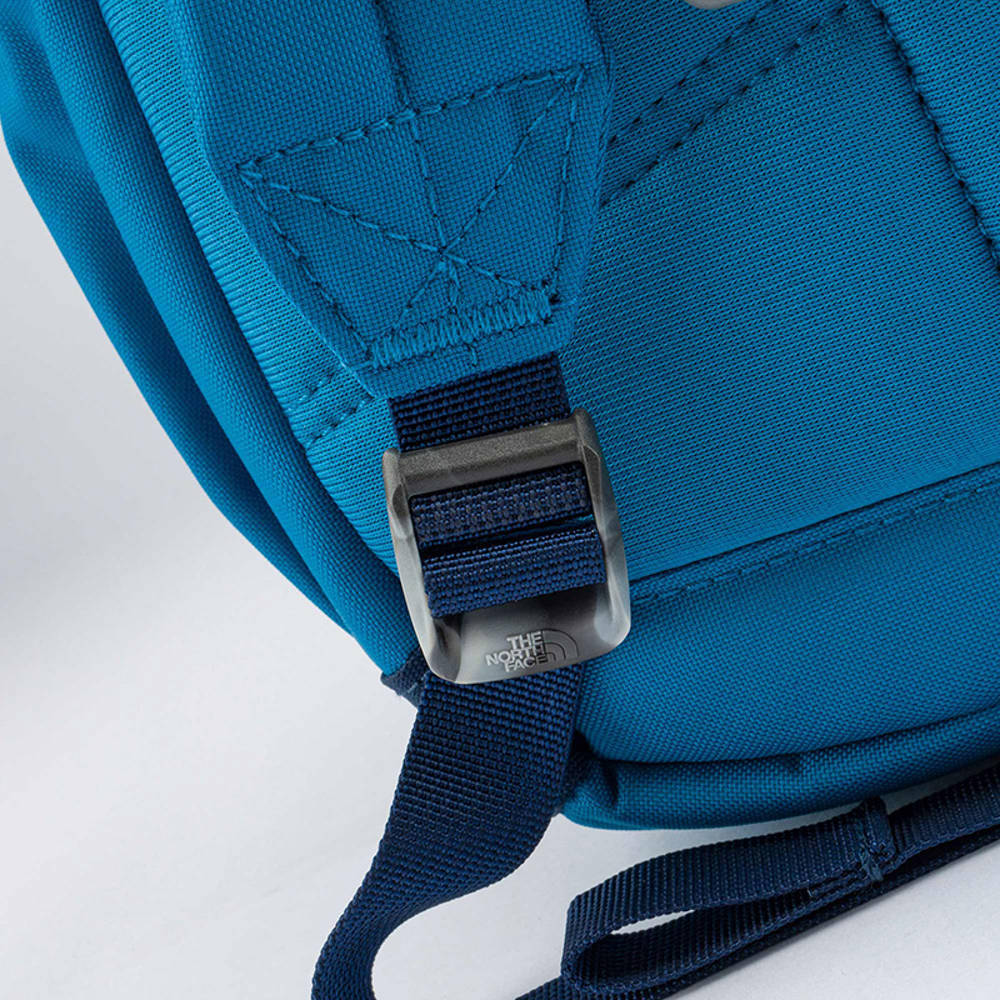 The North Face北面兒童藍色翻蓋式拉鍊休閒後背包｜52VWDIA