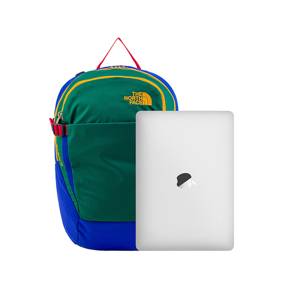 The North Face北面兒童綠藍拼接大容量休閒後背包｜87SJBIC