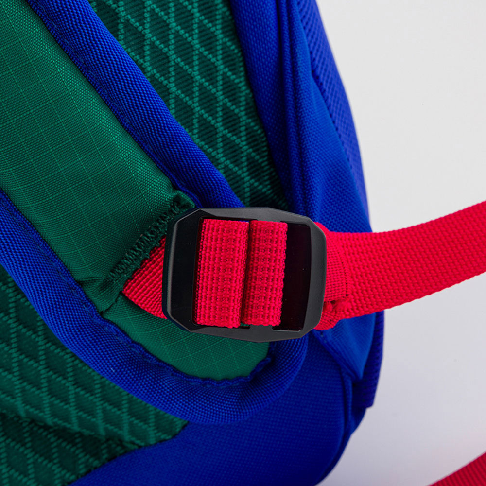 The North Face北面兒童綠藍拼接大容量休閒後背包｜87SJBIC