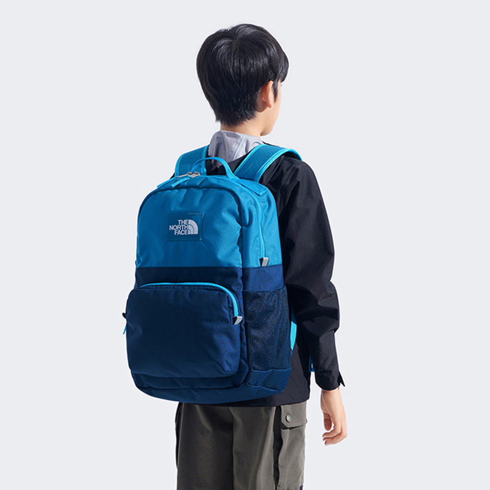 The North Face北面兒童藍色舒適背負大容量休閒後背包｜8EEWDDI