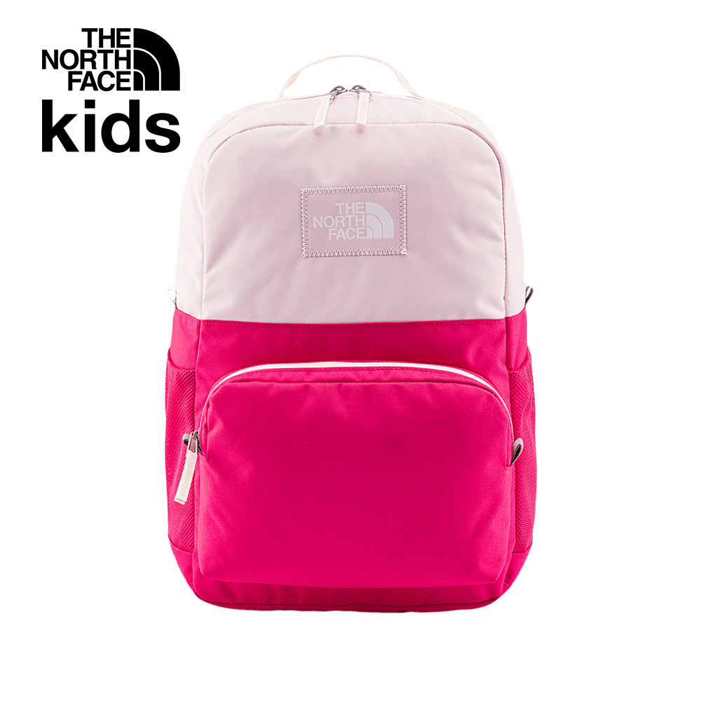 The North Face北面兒童粉色舒適背負大容量休閒後背包｜8EEWDHU