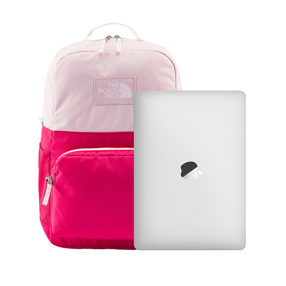 The North Face北面兒童粉色舒適背負大容量休閒後背包｜8EEWDHU