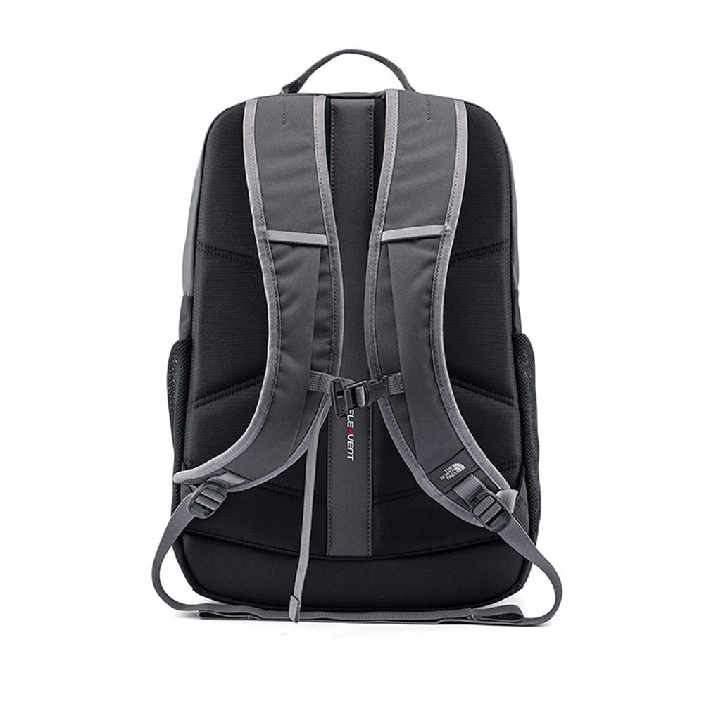 The North Face北面兒童灰黑拼接舒適背負大容量休閒後背包｜8EEWWUO