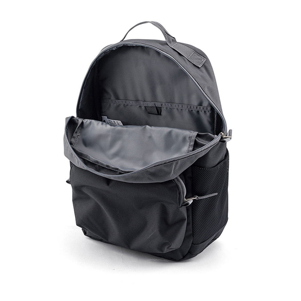 The North Face北面兒童灰黑拼接舒適背負大容量休閒後背包｜8EEWWUO