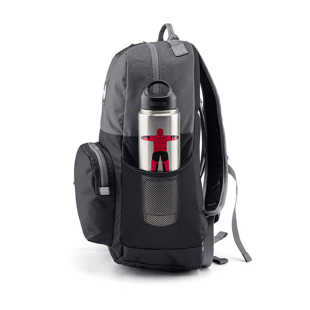 The North Face北面兒童灰黑拼接舒適背負大容量休閒後背包｜8EEWWUO