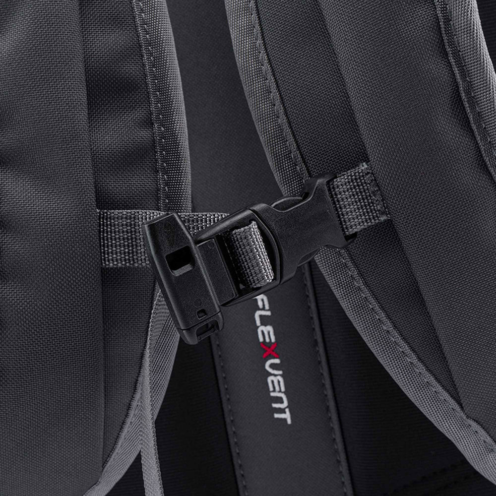 The North Face北面兒童灰黑拼接舒適背負大容量休閒後背包｜8EEWWUO