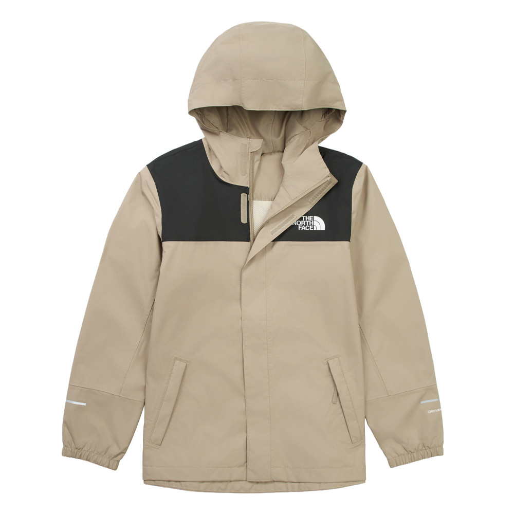 The North Face北面兒童棕色DryVent防水透氣衝鋒衣｜8A48BOX