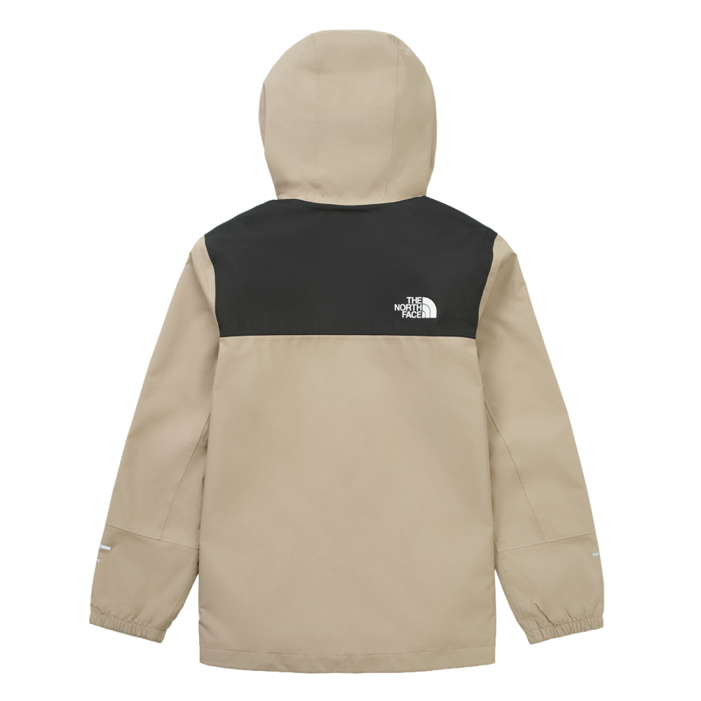 The North Face北面兒童棕色DryVent防水透氣衝鋒衣｜8A48BOX