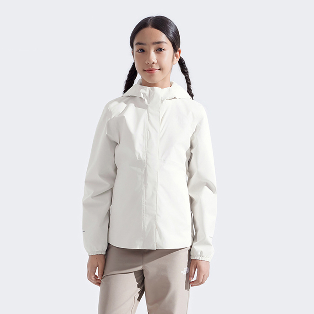 The North Face北面兒童米色DryVent防水透氣衝鋒衣｜8A493IE