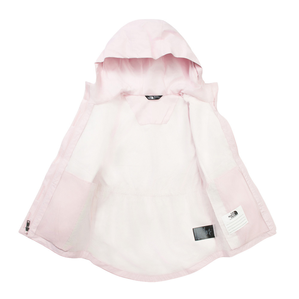 The North Face北面兒童粉色DryVent防水透氣衝鋒衣｜8A49BP6