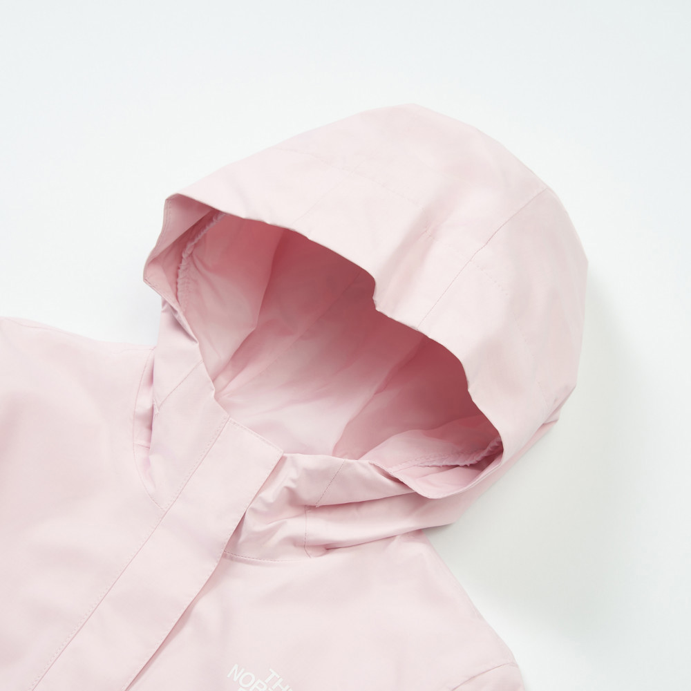 The North Face北面兒童粉色DryVent防水透氣衝鋒衣｜8A49BP6