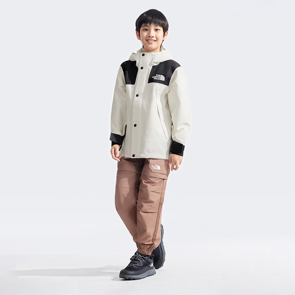 經典ICON兒童米白色DRYVENT防水衝鋒衣｜8BNDQLI