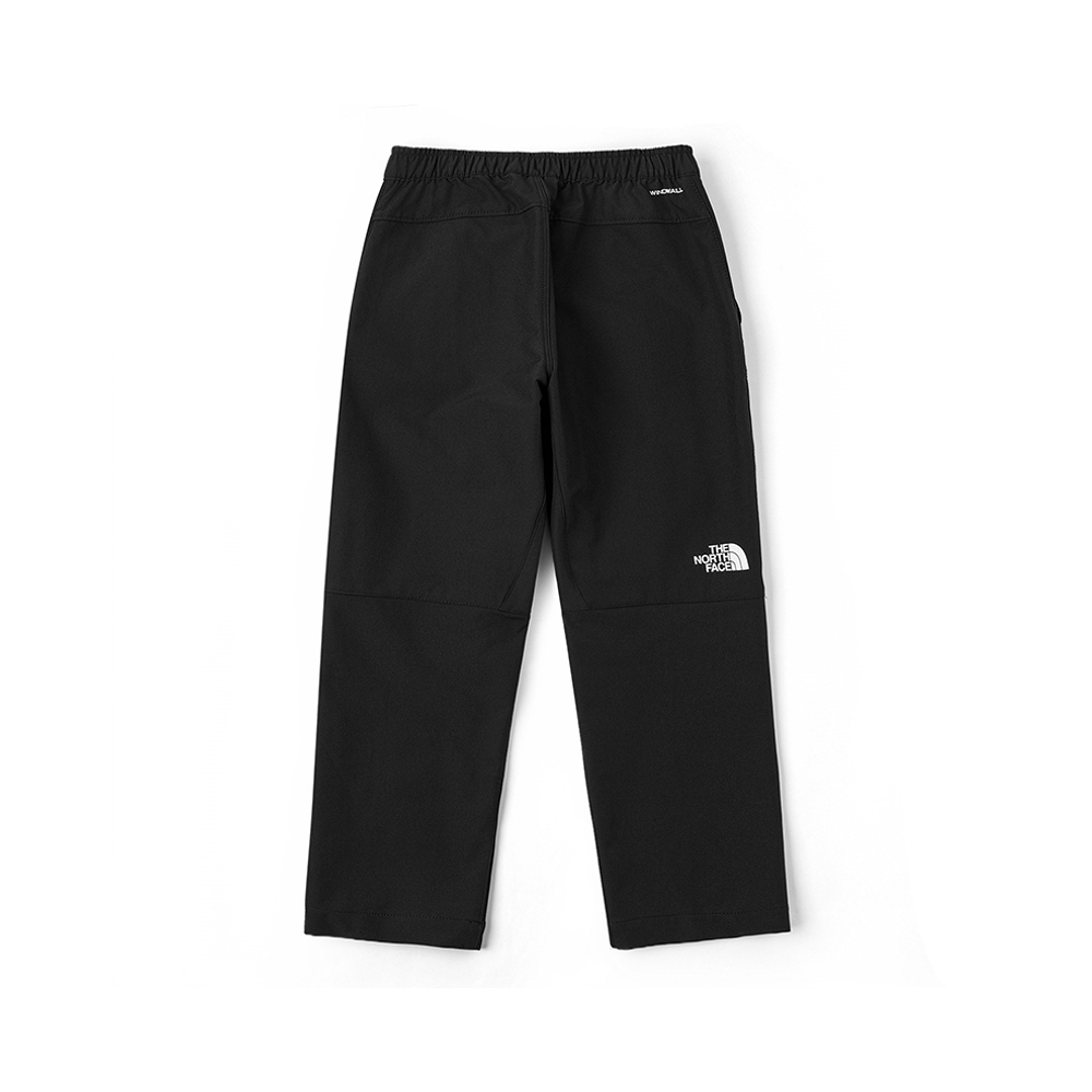 The North Face北面兒童黑色DWR防潑水戶外徒步長褲｜8DXQJK3