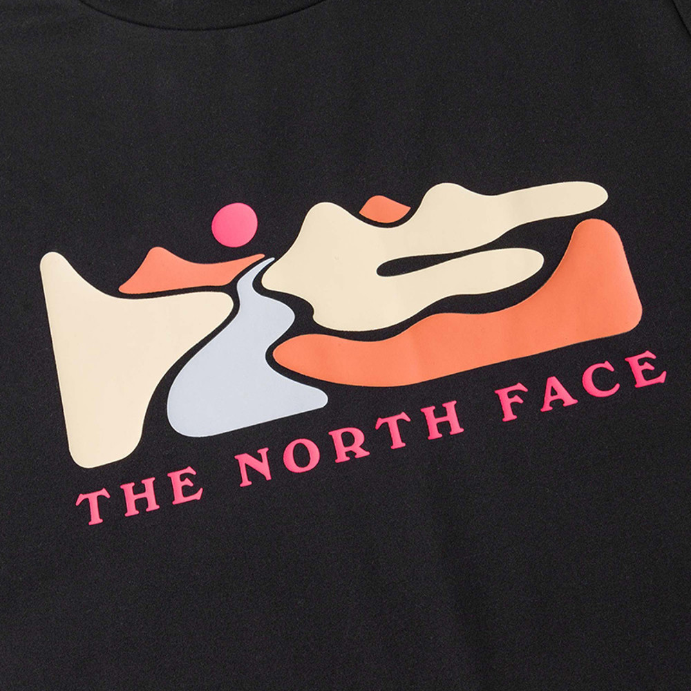 The North Face北面兒童黑色UPF防曬長袖上衣｜8DXPJK3